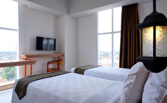 Tampilan Bedroom Hotel di Pesonna Tugu Yogyakarta