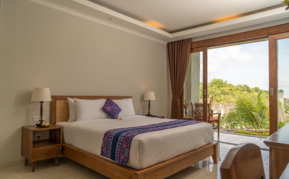 kamar tidur di Puri Pandawa Resort