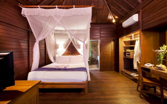 kamar tidur di Puri Pandawa Resort