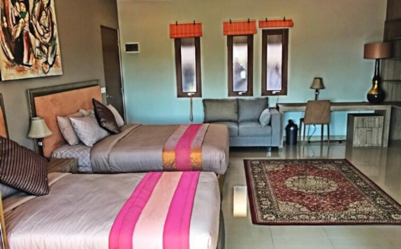 guest room twin bed di Puri Sabina Bed & Breakfast