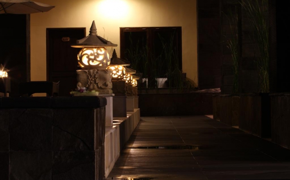 Tampilan Eksterior Hotel di Radha Bali Hotel