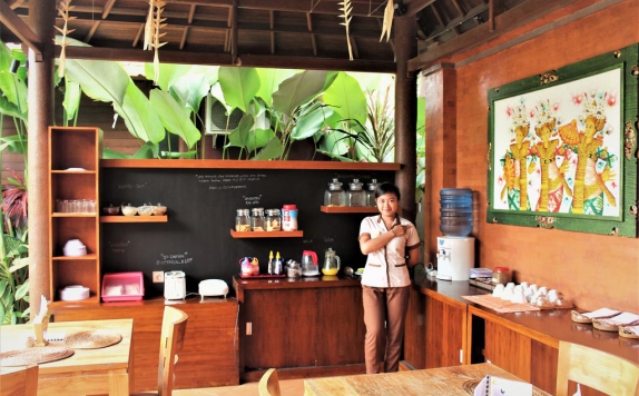 Tampilan Restoran Hotel di Saka Village Ubud