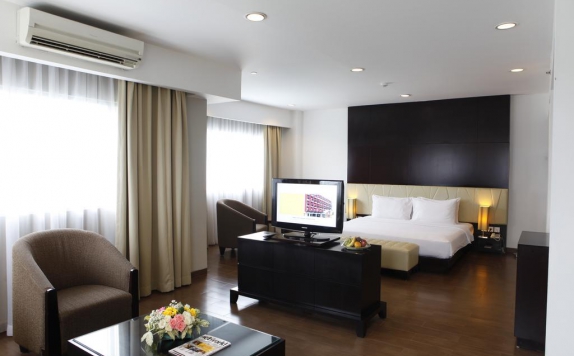 Tampilan Bedroom Hotel di Santika Bogor