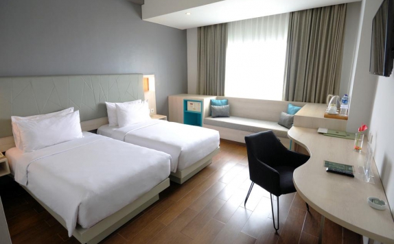 Tampilan Bedroom Hotel di Santika Bogor