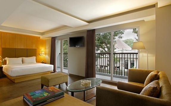 Tampilan Bedroom Hotel di Santika Mataram