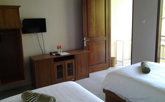Tampilan Bedroom Hotel di Senggigi Cottages Lombok