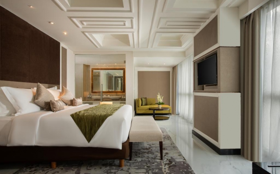 Tampilan Bedroom Hotel di Swiss-Belboutique Yogyakarta