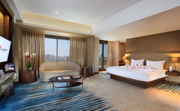 Tampilan Bedroom Hotel di Swiss-Belhotel Cirebon