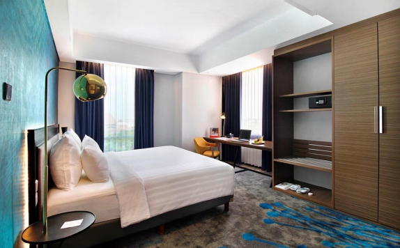 Tampilan Bedroom Hotel di Swiss-Belinn Airport Surabaya