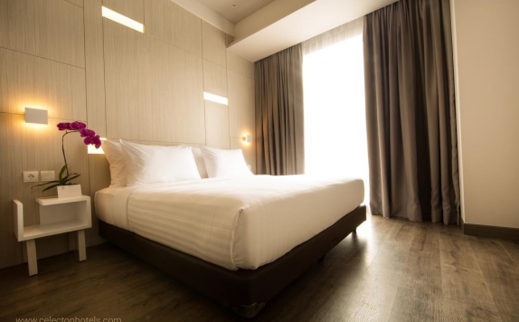 Tampilan Bedroom Hotel di Swiss-Belinn Cikarang