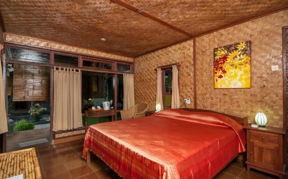 Tampilan Bedroom Hotel di Temple Cafe and Seaside Cottages