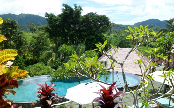 Outdoor Pool Hotel di Teras Bali Sidemen