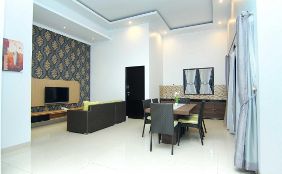 Living area di The Baliview Luxury Villas & Resto