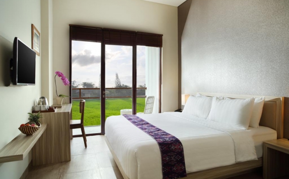 Tampilan Bedroom Hotel di The Evitel Resort Ubud