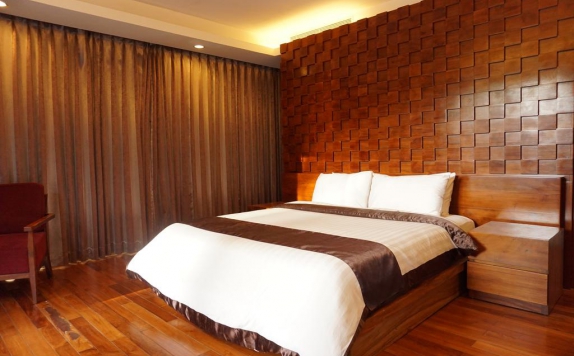 Tampilan Bedroom Hotel di The Kharma Villas Yogyakarta