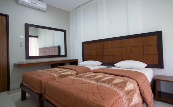 Tampilan Bedroom Hotel di The Kubu Hotel