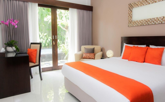 Tampilan Bedroom Hotel di The Pavilion Hotel Kuta