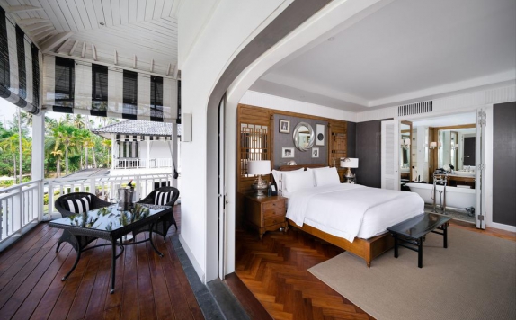 Tampilan Bedroom Hotel di The Sanchaya Bintan
