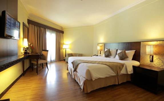 Tampilan Bedroom Hotel di The Singhasari Resort and Convention