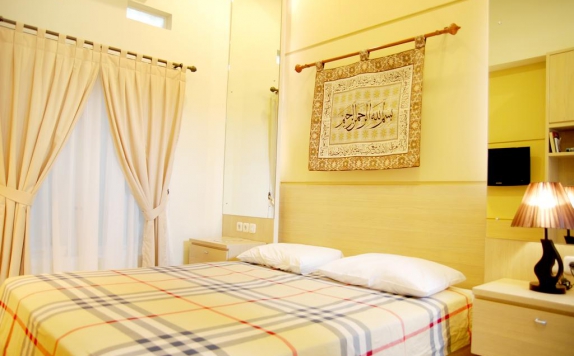 Tampilan Bedroom Hotel di The Sriwijaya Hotel
