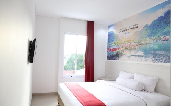 Tampilan Bedroom Hotel di The Win Hotel Surabaya