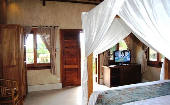Tampilan Bedroom Hotel di Three Monkeys Villas