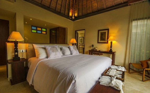 Tampilan Bedroom Hotel di Udhiana Resort Ubud
