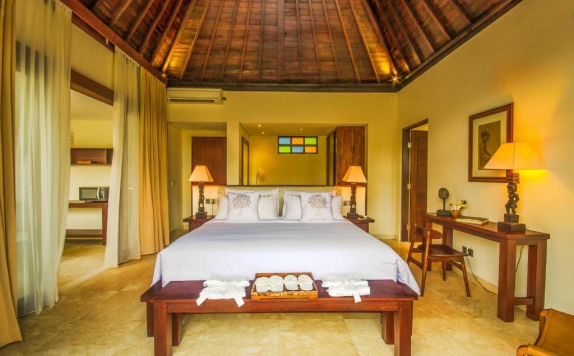 Tampilan Bedroom Hotel di Udhiana Resort Ubud