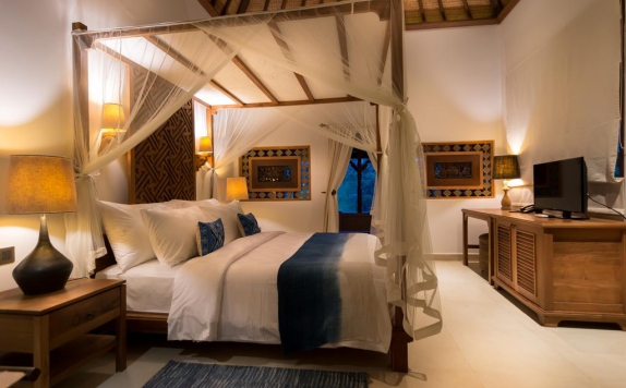 Tampilan Bedroom Hotel di Ulun Ubud Resort & Spa