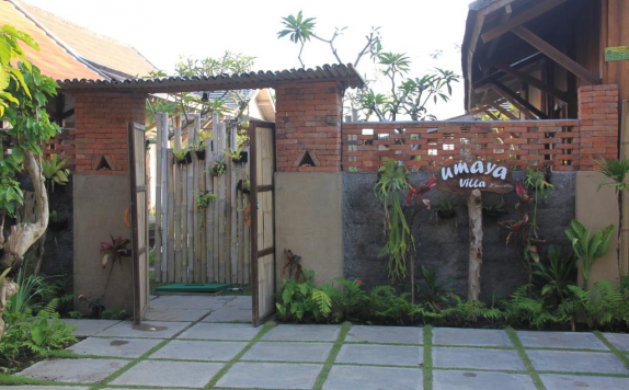Tampilan Entrance Hotel di Umaya Villa