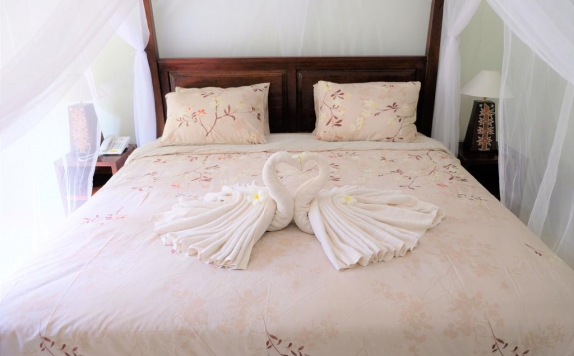 Tampilan Bedroom Hotel di Villa Bau Nyale Lombok
