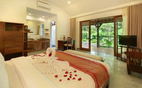 Tampilan Bedroom Hotel di Villa Beji Mawang Ubud