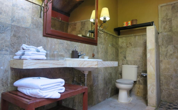 Tampilan Bathroom Hotel di Villa Jineng Ubud