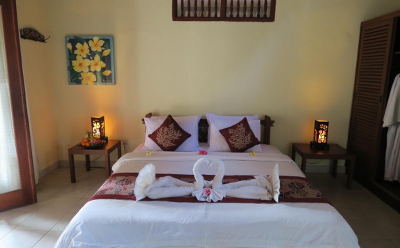 Tampilan Bedroom Hotel di Villa Jineng Ubud