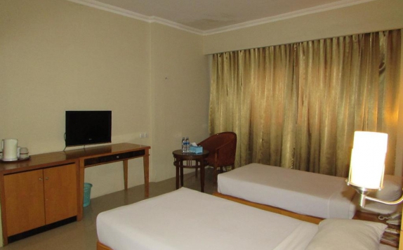 Kamar tidur di Wisata Hotel Triniti Palembang